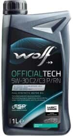 Моторное масло Wolf Officialtech C2/C3 P/RN 5W-30 синтетическое