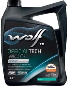 Моторна олива Wolf Officialtech C3 5W-40 синтетична