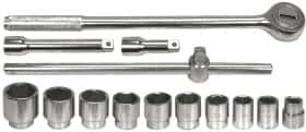 Набор торцевых головок и комплектующих Vorel 58140 3/4" (14 пр.)