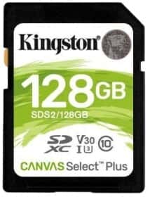 Карта пам’яті Kingston Canvas Select Plus SDHC 128 ГБ Карта пам’яті Kingston Canvas Select Plus SDHC 128 ГБ