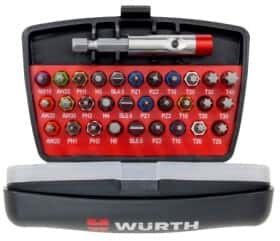 Набор бит с держателем Würth 0614250030 30 шт.