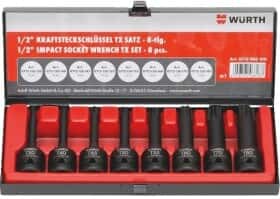 Набір торцевих головок Würth 0715900100 1/2" (8 пр.)