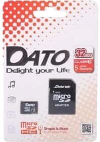 Карта памяти Dato microSDHC 32 ГБ с SD-адаптером