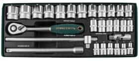 Набор торцевых головок и комплектующих Jonnesway s04h4728s 1/2" (28 пр.)