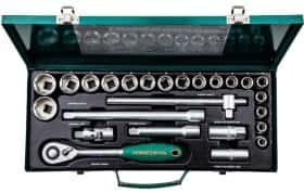 Набор торцевых головок и комплектующих Jonnesway s04h4125s 1/2" (25 пр.)