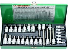 Набор торцевых головок Jonnesway s06h4127s 1/2", 3/8" (27 пр.)
