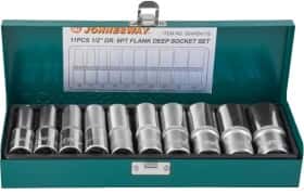Набор торцевых головок Jonnesway S04HD411S 1/2" (10 пр.)