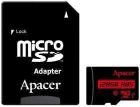 Карта пам’яті Apacer R85 microSDXC 128 ГБ з SD-адаптером