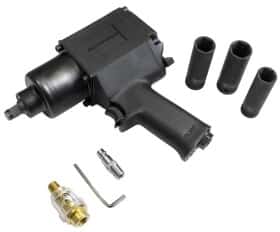 Пневмогайкокрут Rockforce Twin Hammer RF-4142B (торцеві головки + чохол)