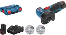 Болгарка аккумуляторная Bosch GWS 12V-76 Professional (1 аккумулятор + ЗУ + чехол) 76 мм