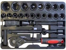 Набор торцевых головок и комплектующих WMC Tools 4027 1/2" (27 пр.)