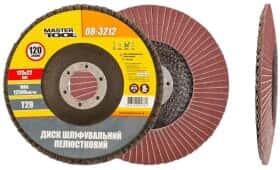 Круг пелюстковий MasterTool 08-3212 зерно 120 125 мм