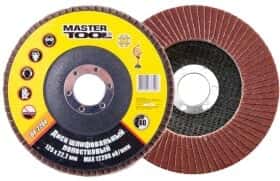 Круг пелюстковий MasterTool 08-2204 зерно 40 125 мм
