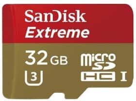 Карта пам’яті SanDisk Extreme Action microSDHC 32 ГБ з SD-адаптером