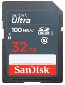 Карта пам’яті SanDisk Ultra SDHC 32 ГБ SDSDUNR-032G-GN3IN Карта пам’яті SanDisk Ultra SDHC 32 ГБ SDSDUNR-032G-GN3IN