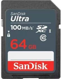 Карта пам’яті SanDisk Ultra SDHC 64 ГБ Карта пам’яті SanDisk Ultra SDHC 64 ГБ
