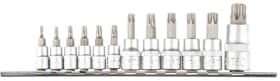 Набір торцевих головок Topex 39D342 1/2", 3/8", 1/4" (12 пр.)