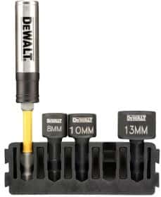Набор торцевых головок и комплектующих DeWALT Extreme Impact DT70826 1/4" (4 пр.)