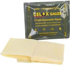 Гемостатичний бинт Celox Gauze Z-Fold НФ-00001923 Гемостатичний бинт Celox Gauze Z-Fold НФ-00001923