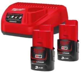 Комплект зарядки Milwaukee M12 NRG-302 Комплект зарядки Milwaukee M12 NRG-302