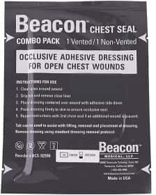 Окклюзионная наклейка Beacon Medical Chest Seal Combo Pack НФ-00000024 Окклюзионная наклейка Beacon Medical Chest Seal Combo Pack НФ-00000024