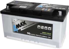 Тяговий акумулятор 4Max Deep Cycle BAT90/630R/DC/4MAX 90 Аг 12 В