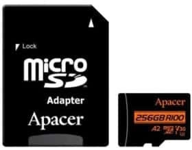 Карта пам’яті Apacer R100 microSDXC 256 ГБ з SD-адаптером