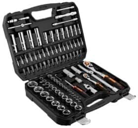 Набор торцевых головок и комплектующих Neo Tools 10-062 1/2", 1/4", 5/16" (94 пр.)