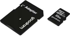 Карта пам’яті Goodram microSDHC 32 ГБ з SD-адаптером Карта пам’яті Goodram microSDHC 32 ГБ з SD-адаптером