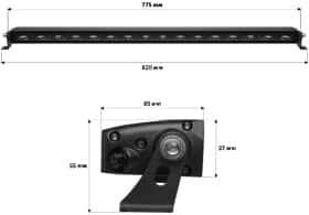 Дополнительная LED фара StarLight SL47-160W универсальная 160 W 16 диодов
