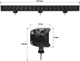 Дополнительная LED фара StarLight lsb-lens-180 универсальная 180 W 18 диодов