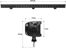 Дополнительная LED фара StarLight lsb-lens-240 универсальная 240 W 24 диода