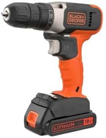 Дриль безударний BLACK+DECKER BCD001C1 акумуляторний (1 акумулятор + ЗП)