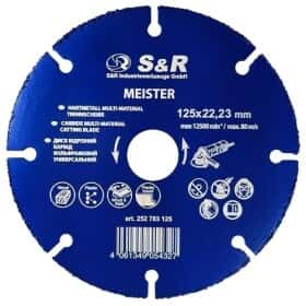 Круг отрезной S&R 252783125 125 мм Круг отрезной S&R 252783125 125 мм