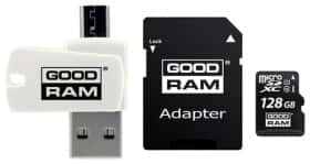 Карта пам’яті Goodram MicroSD 128 ГБ з SD-адаптером Карта пам’яті Goodram MicroSD 128 ГБ з SD-адаптером