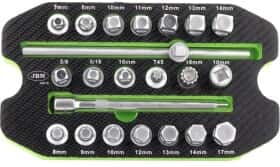 Набор торцевых головок и комплектующих JBM 15084 3/8" (24 пр.)