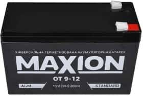Аккумулятор для ИБП Maxion ОТ9-12 ОТ9-12 9 Ач 12 В Аккумулятор для ИБП Maxion ОТ9-12 ОТ9-12 9 Ач 12 В