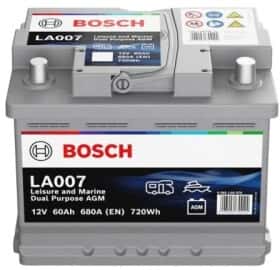 Тяговий акумулятор Bosch Leisure and Marine Dual Purpose AGM LA007 0092LA0070 60 Аг 12 В