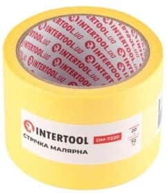Малярний скотч Intertool DM-7220 на паперовій основі 72 мм x 20 м