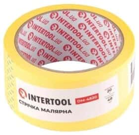 Малярный скотч Intertool DM-4820 на бумажной основе 48 мм x 20 м