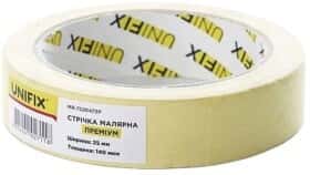 Малярний скотч UNIFIX Premium MR-7520472P на паперовій основі 25 мм x 40 м