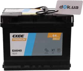 Аккумулятор Exide 6 CT-64-R Premium EA640