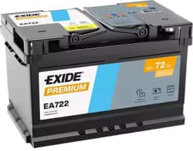 Аккумулятор Exide 6 CT-72-R Premium EA722