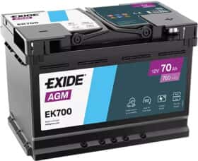 Аккумулятор Exide 6 CT-70-R AGM EK700