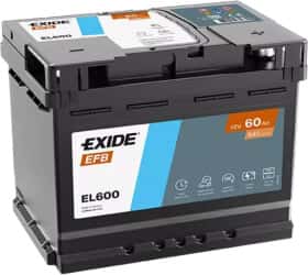 Акумулятор Exide 6 CT-60-R EFB EL600