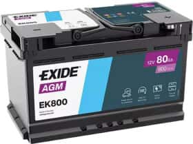 Аккумулятор Exide 6 CT-80-R AGM EK800