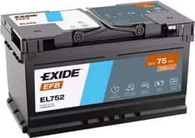 Акумулятор Exide 6 CT-75-R EFB el752
