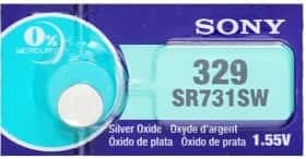 Батарейка Sony sr731sw329 1,55 V 1 шт Батарейка Sony sr731sw329 1,55 V 1 шт