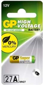 Батарейка GP 27amn27 A27 12 V 1 шт Батарейка GP 27amn27 A27 12 V 1 шт