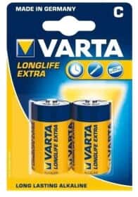 Батарейка Varta Long Life Extra 4114101412 C 1,5 V 2 шт